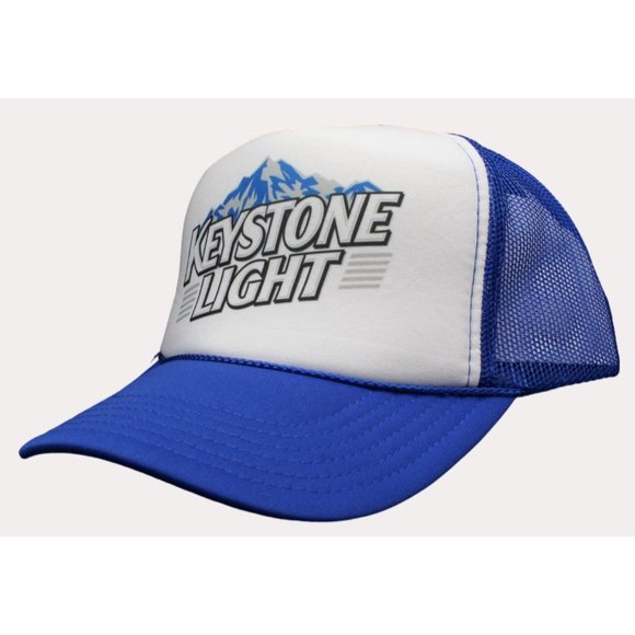 Keystone Light Beer Trucker Hat Mesh Hat snapback hat adjustable - Picture 3 of 3
